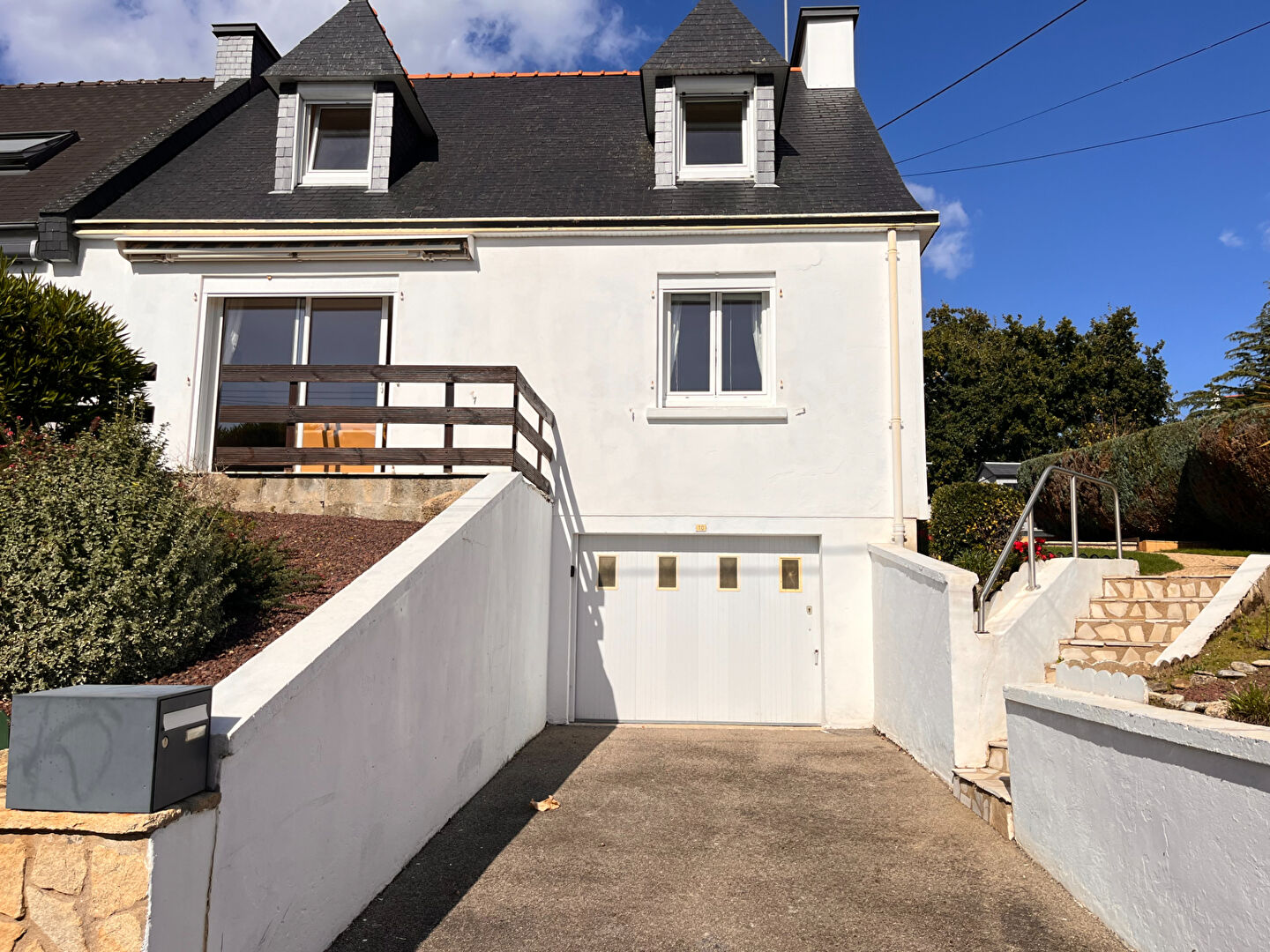 � vendre - Maison 3 chambres avec sous-sol, terrasse et jardin � Lanriec - Concarneau